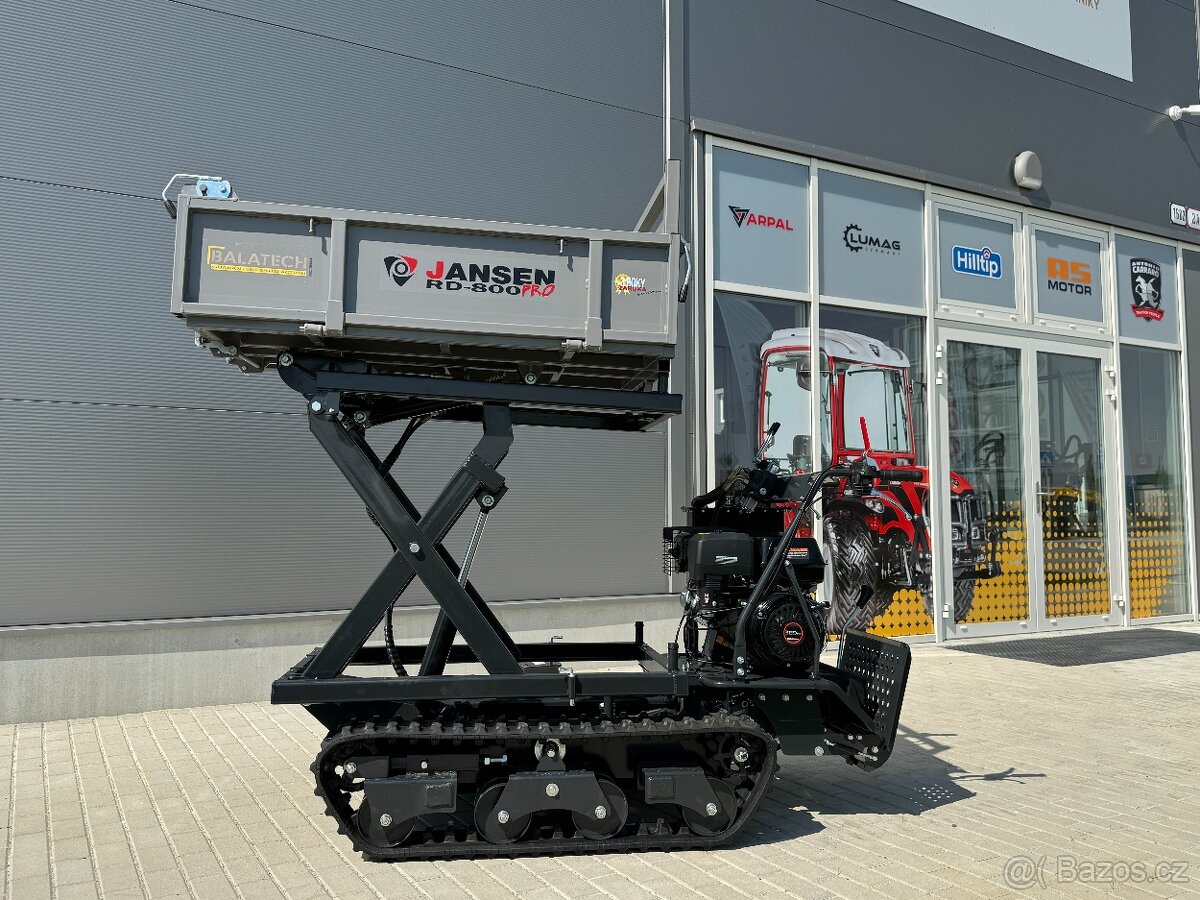 Benzínový minidumper JANSEN RD-800pro