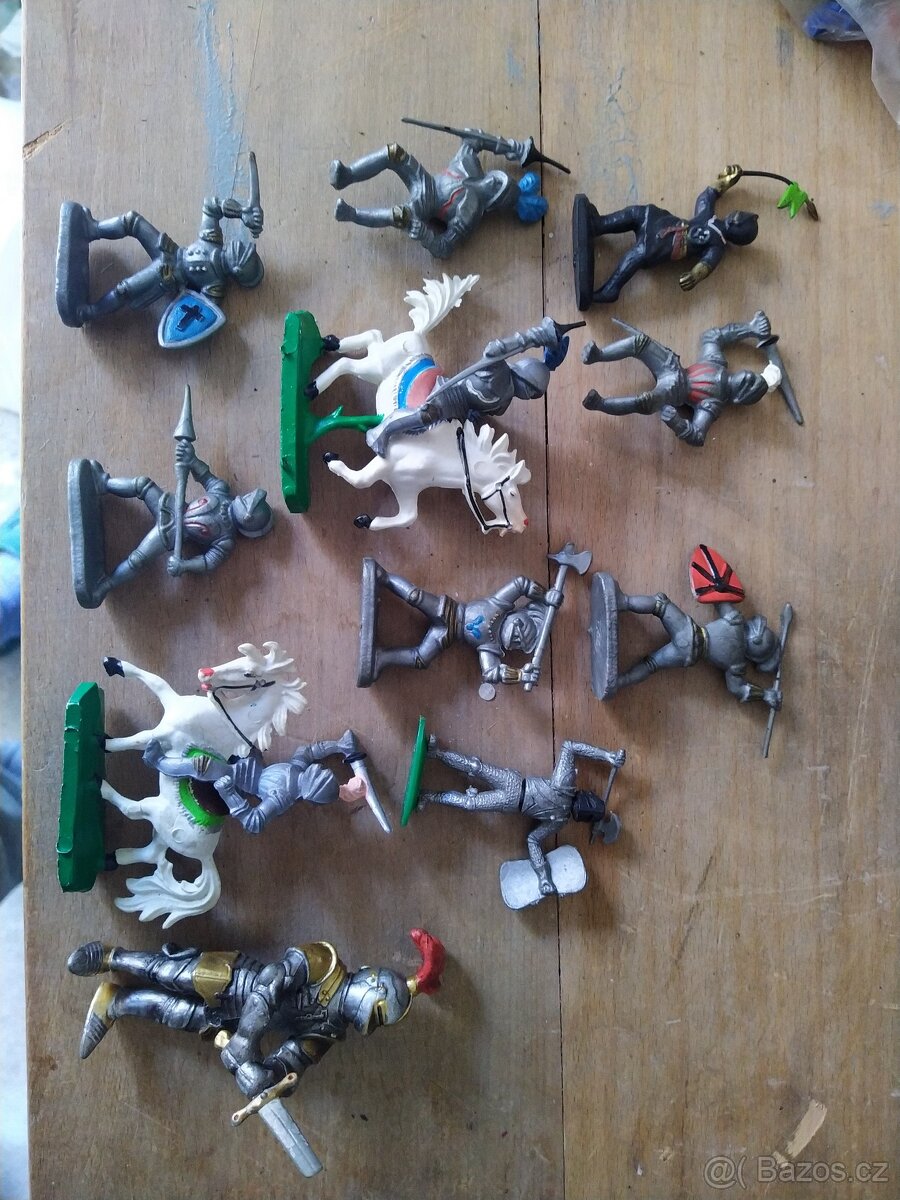 Retro figurky rytíři