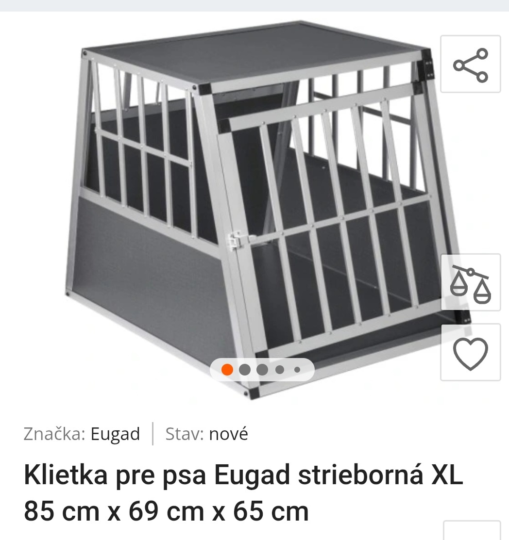 Klec/ přepravní box pro psa XL