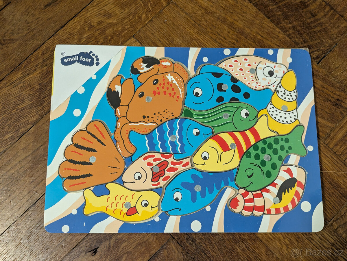 small foot Magnetický rybolov Puzzle (8185)