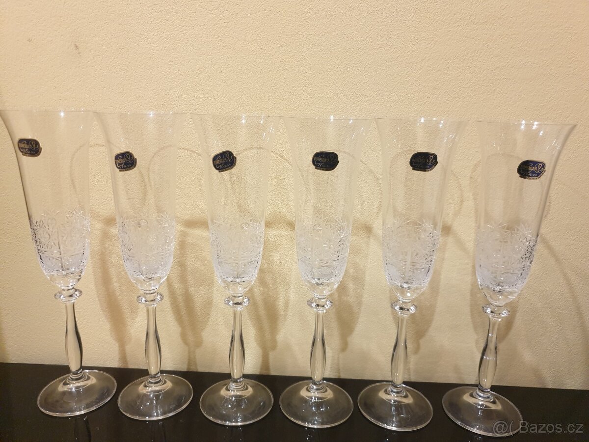 Sklenice z českého (bohemia) křišťálu (6×190 ml)