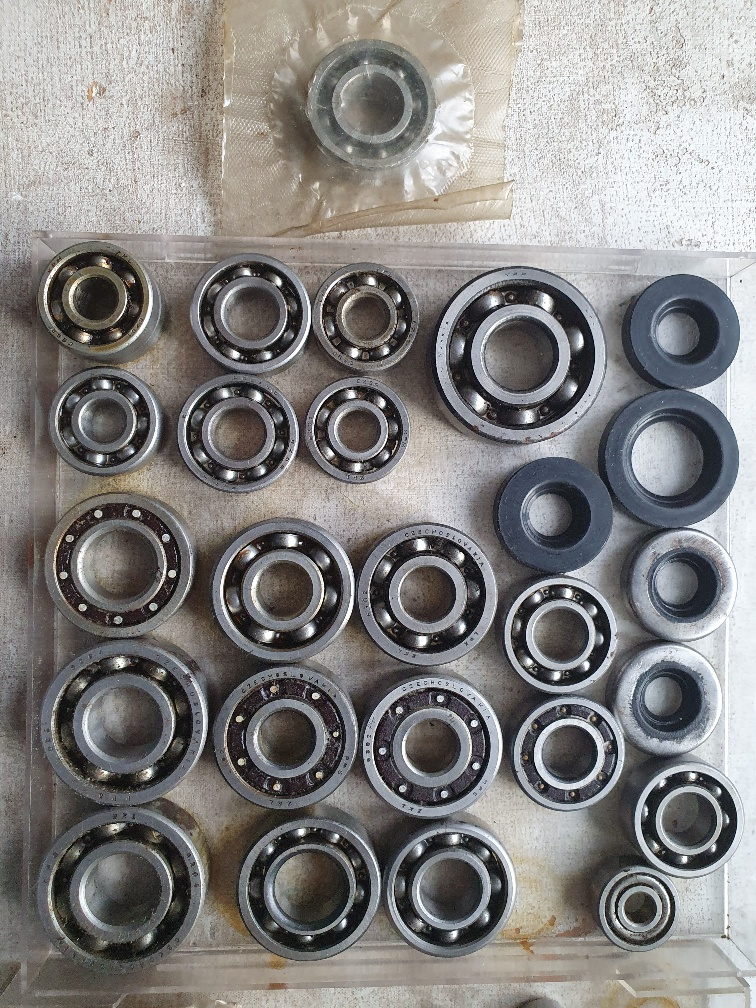 Ložiska a gufera nová , nepoužitá