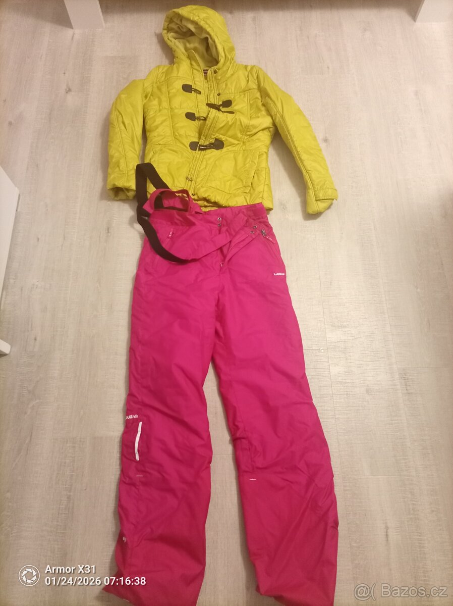 Zimní bunda a kalhoty 164