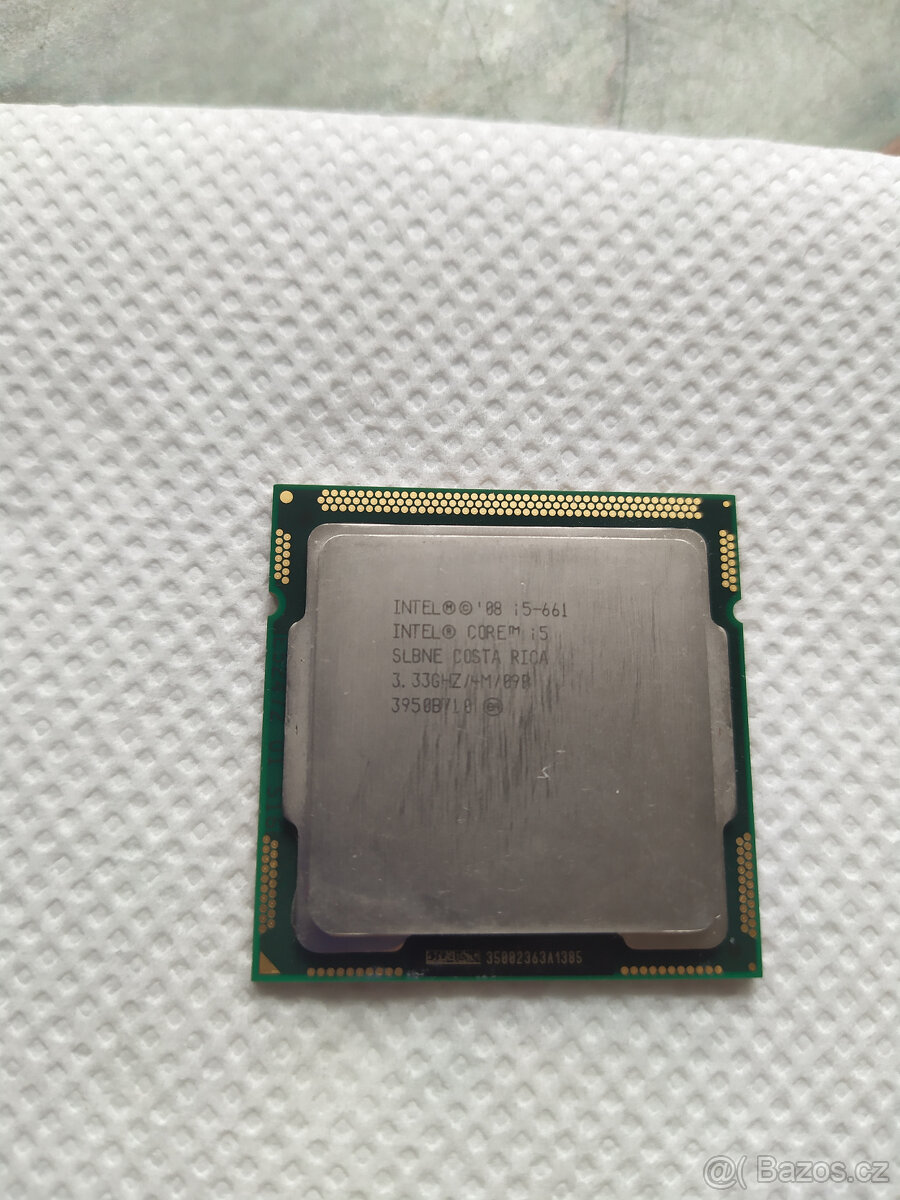 CPU Intel Core i5-661 @ 3.33GHz