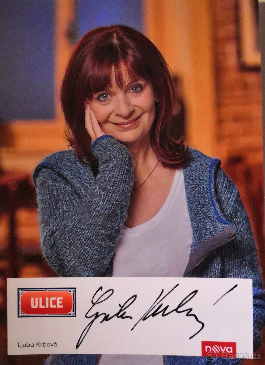 Prodám podpisové karty ze seriálu ULICE