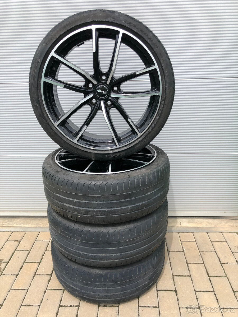 Sada 4ks alu disků Brock na BMW 5x120 8x19 pneu 225/40 R19