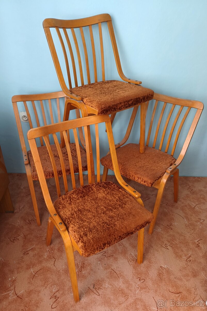 Starožitné židle Dřevopodnik Holešov