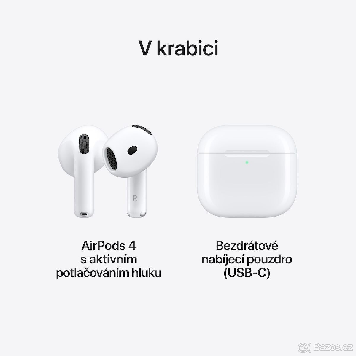 Sluchátka Apple AirPods 4 s aktivním potlačováním hluku
