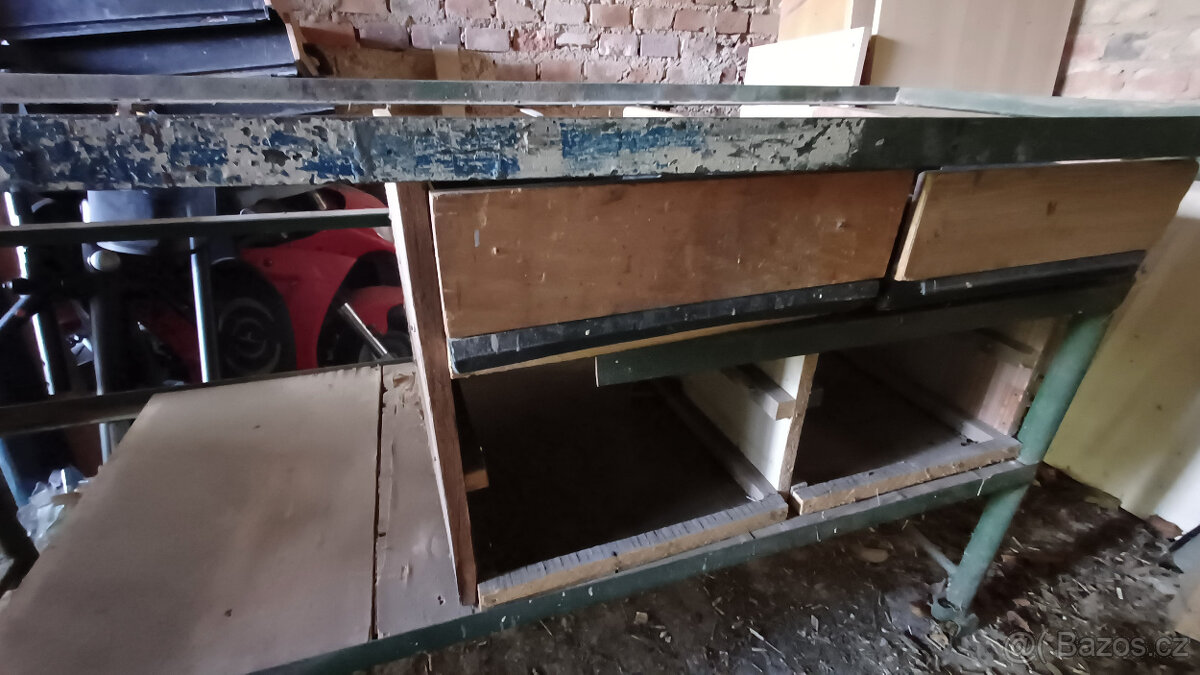 Dílenský ponk ,180x75, šuplíky , nový sverak York 125