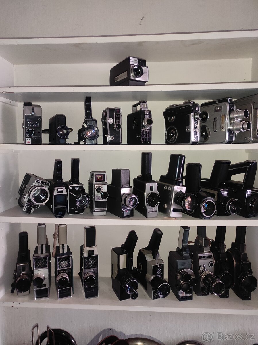 Sbírka/ konvolut 8mm kamer (28 ks)