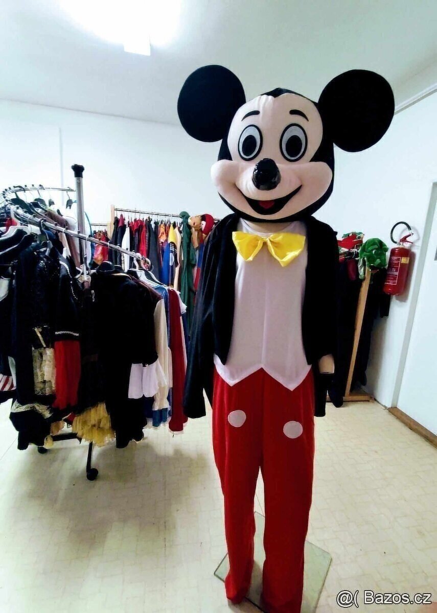 Mickey Mouse maskot kostým na karneval,maškarní