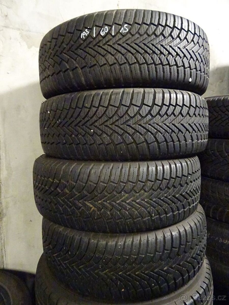Celoroční pneu Lassa, 195/60/15, 4 ks, 7 mm