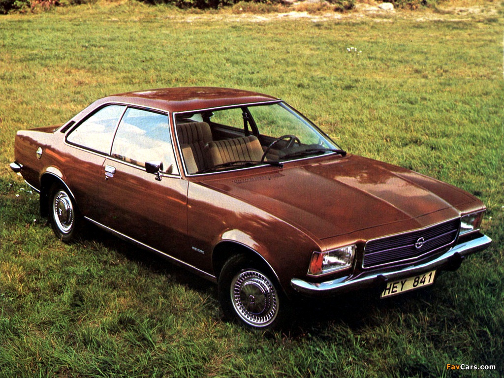 Opel Rekord D coupe 1.9/2.0 - papíry