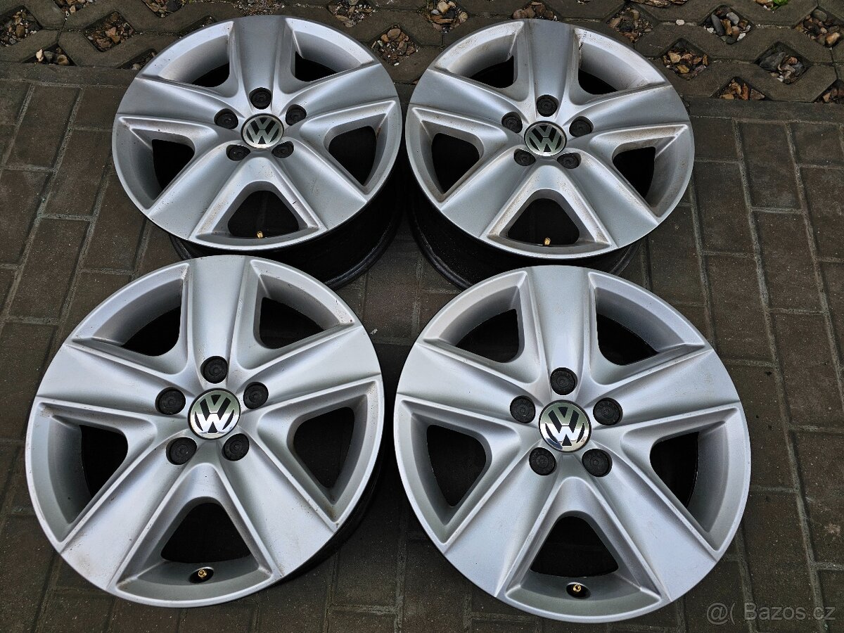 Plechové disky ET50 5x112 Škoda VW Golf V R16