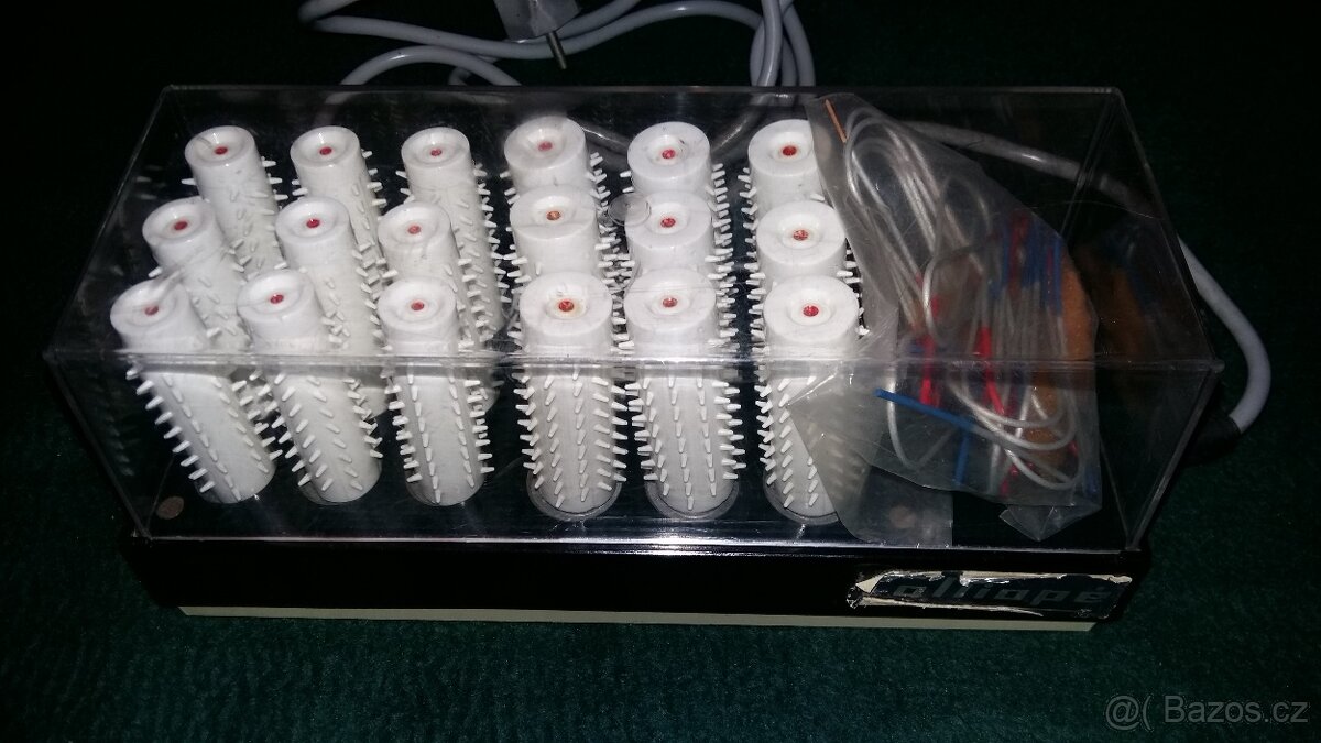 elektrické staré natáčky na vlasy Calliopé