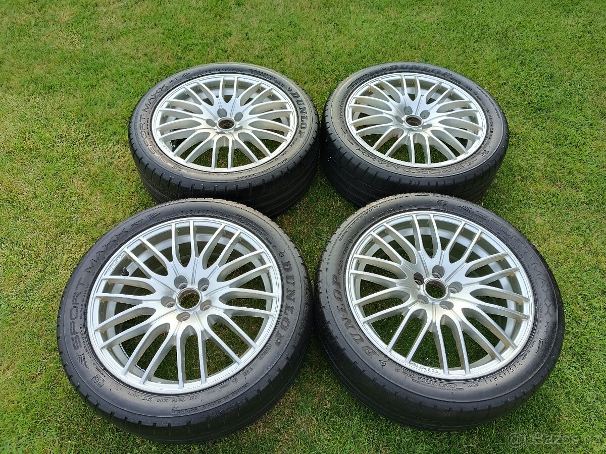 Prodám ALU KOLA 17" 5x100 - PĚKNÁ, OBUTÁ