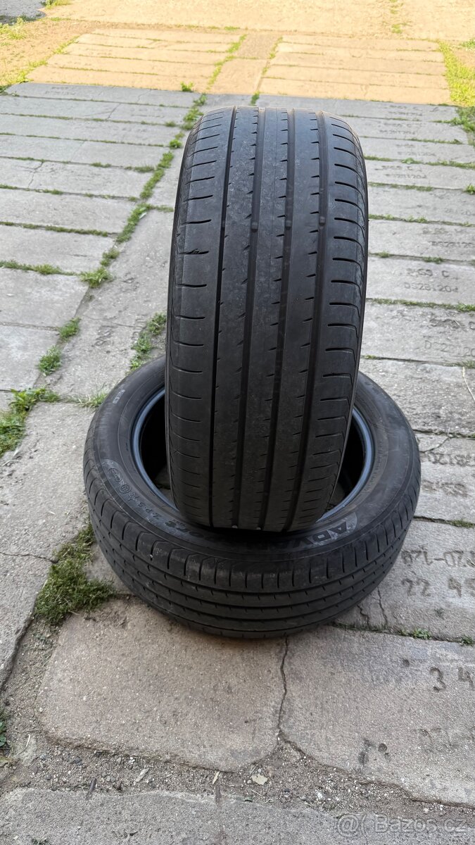 Prodám 2 ks letních runflat pneu Yokohama 245/50 R19 105W