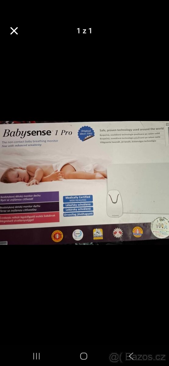 Monitor dechu Baby Sense pro 1