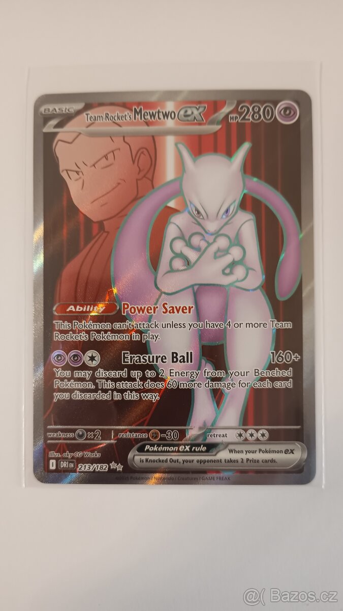 DRI 213/182 Team Rocket's Mewtwo ex - Destined Rivals