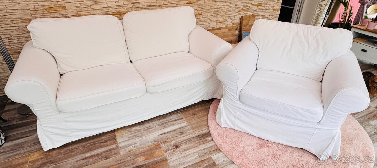 IKEA sedačka a křeslo, super stav