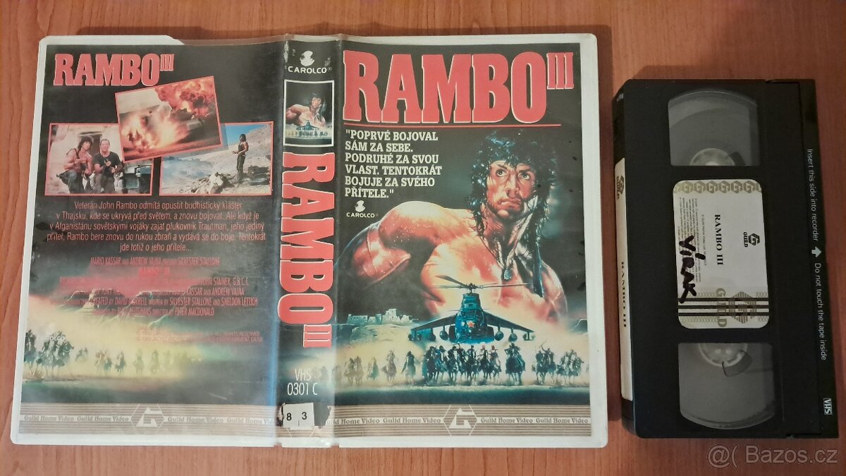 VHS Rambo 3 guild home video