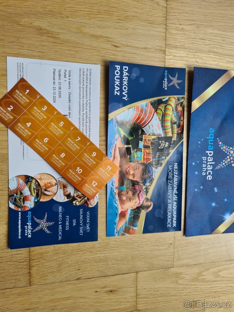 Vstup do Aquapalace Čestlice, vodní i saunový svět + bonus