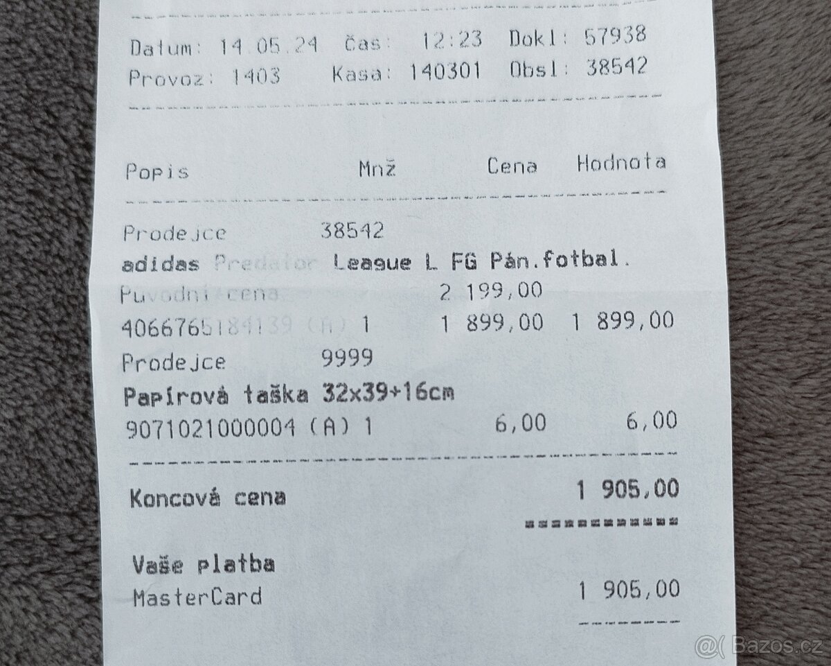 Kopačky Adidas Predator vel . 42 2/3