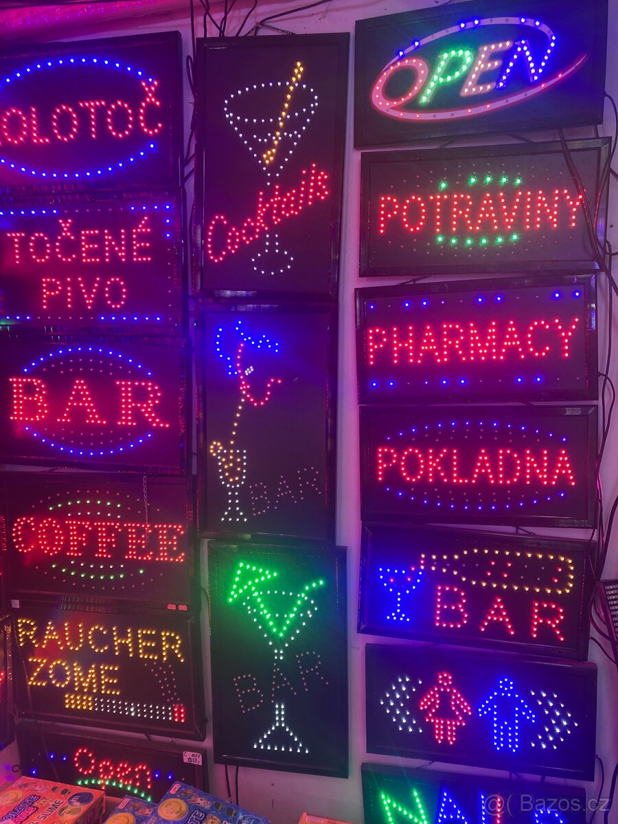 Světelná reklama do provozovny