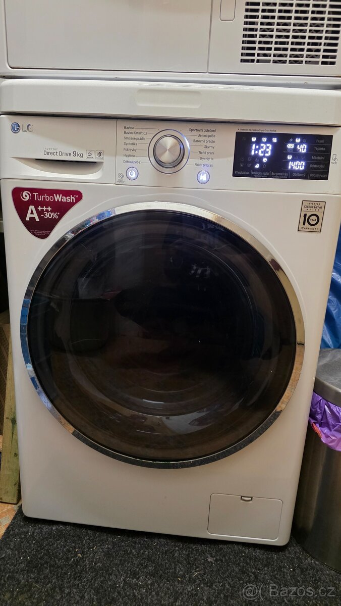 Pračka LG, sušička BEKO, mezikus