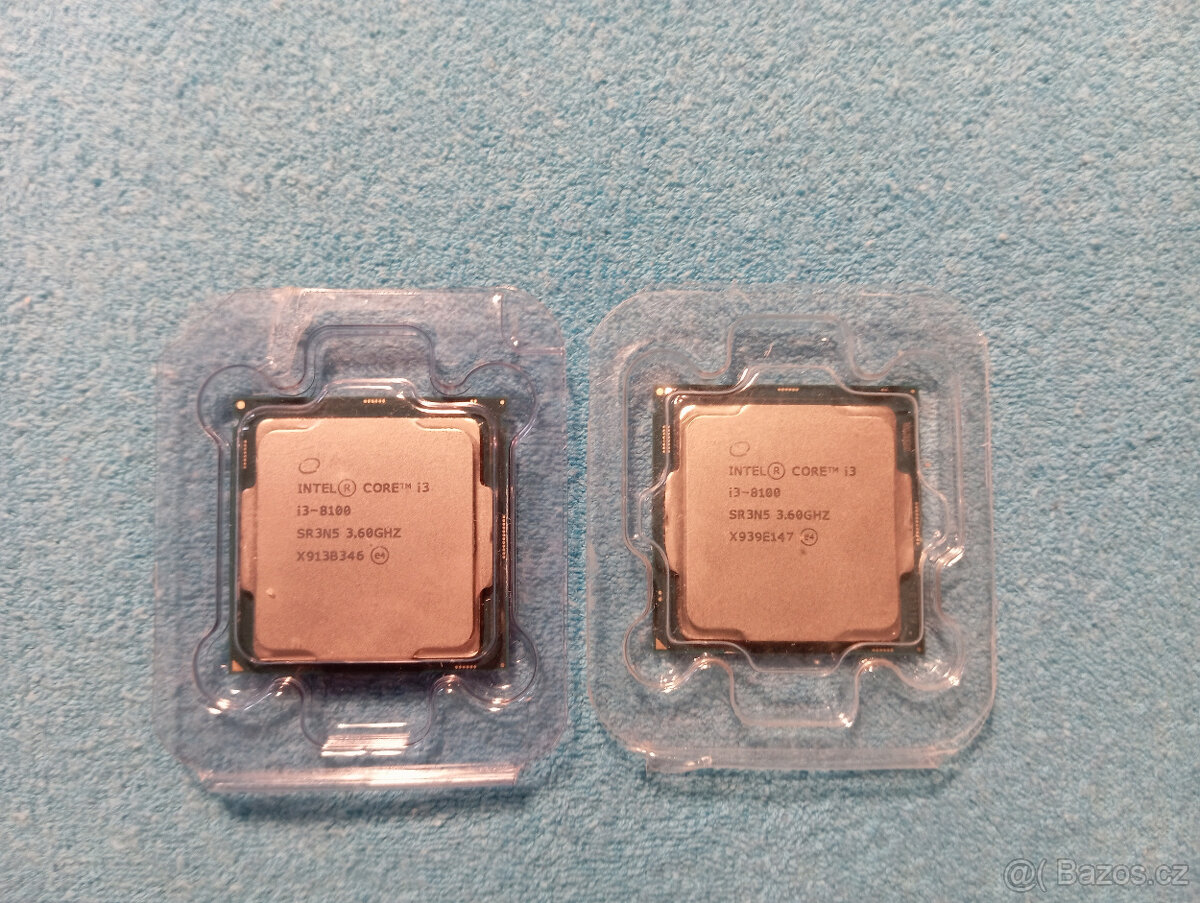 CPU - Intel I3-8100/ 3.60GHz, S:1151 & DDR4 ,8 Gen.