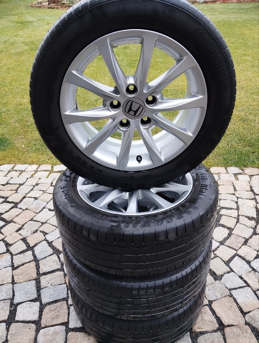 ALU 5x114,3 r16x6,5 ET 45, 205/55/16 Continental
