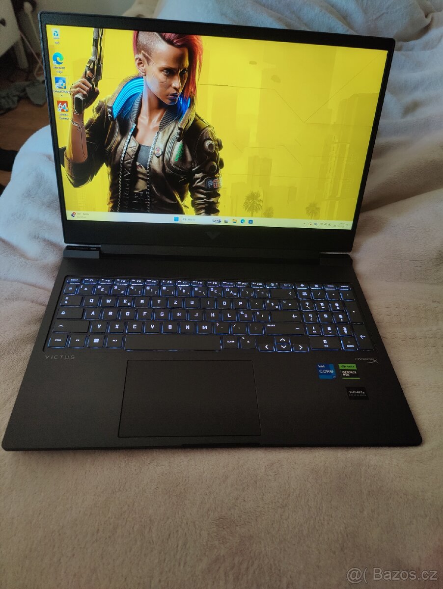 Herní notebook HP victus 16 z i7 14gen a RTX 4070