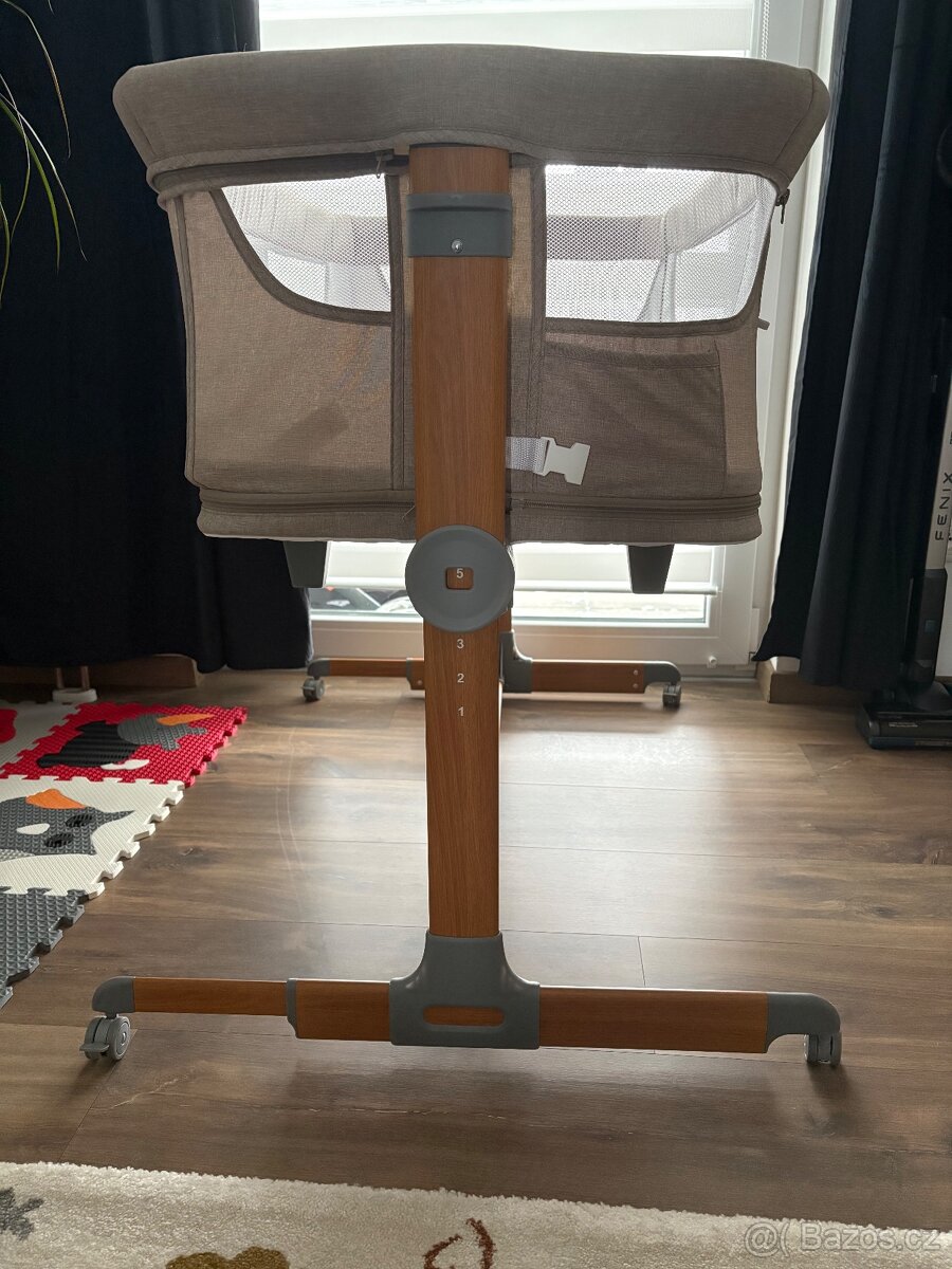 Postýlka MoMi SMART BED 4v1 béžová