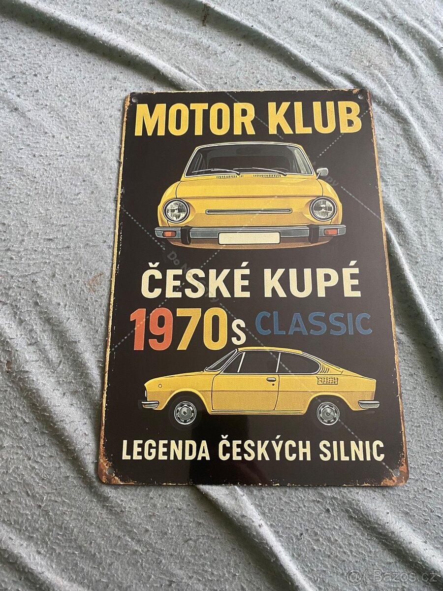 Smaltova tabulka Škoda 110r