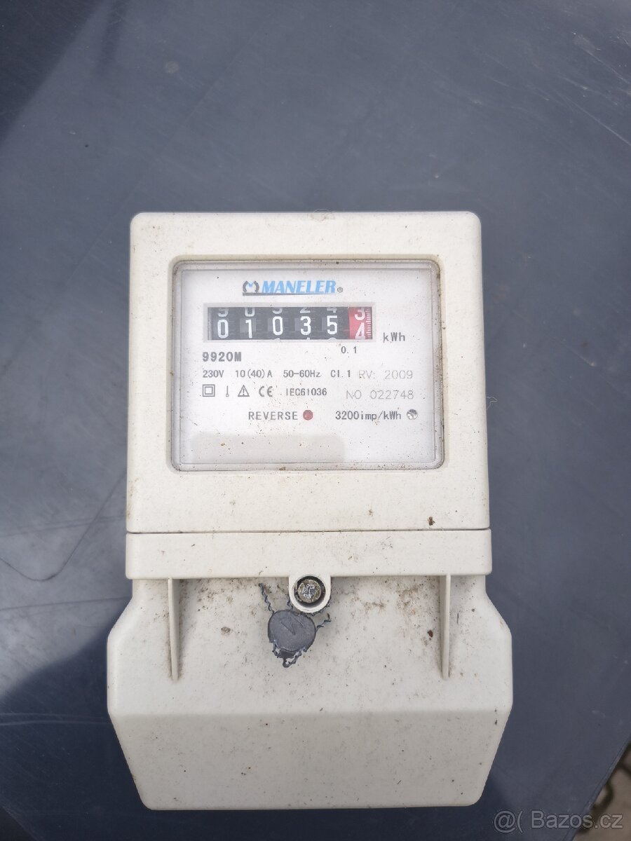 Elektroměrové hodiny jednofázové