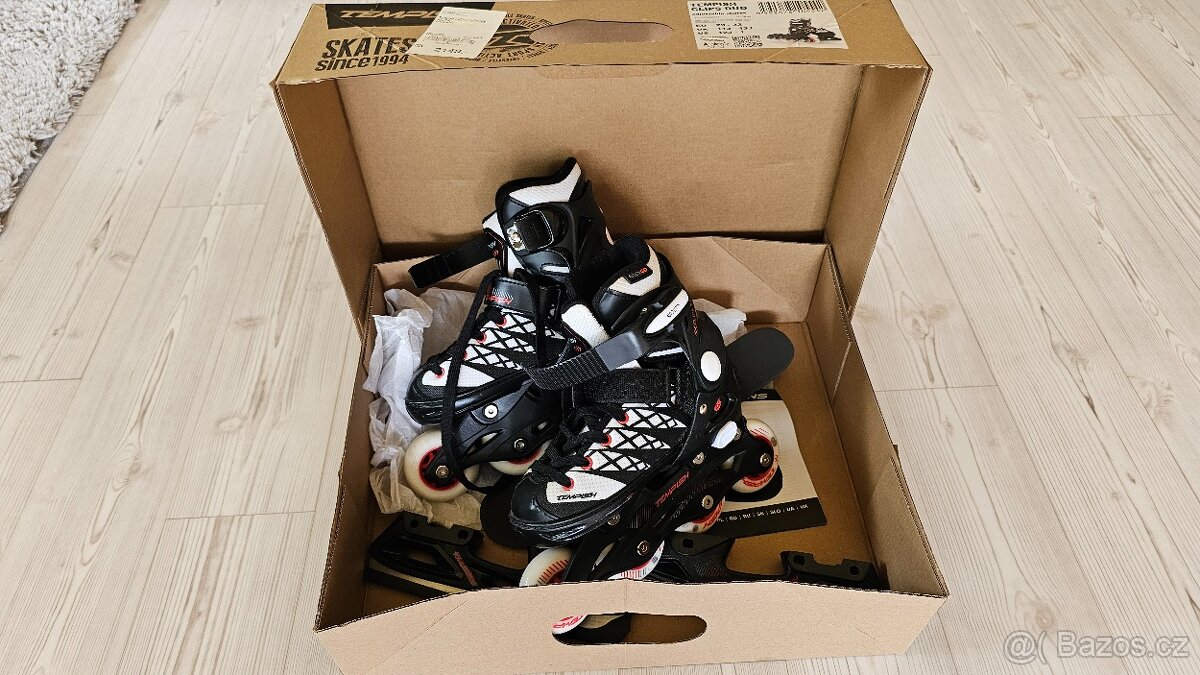 Dětské nastavitelné brusle Tempish Clips DUO