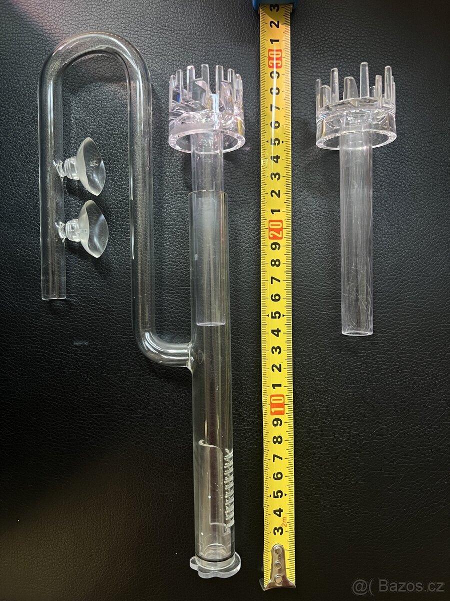 Skleněný Lily pipe skimmer 12/16 mm