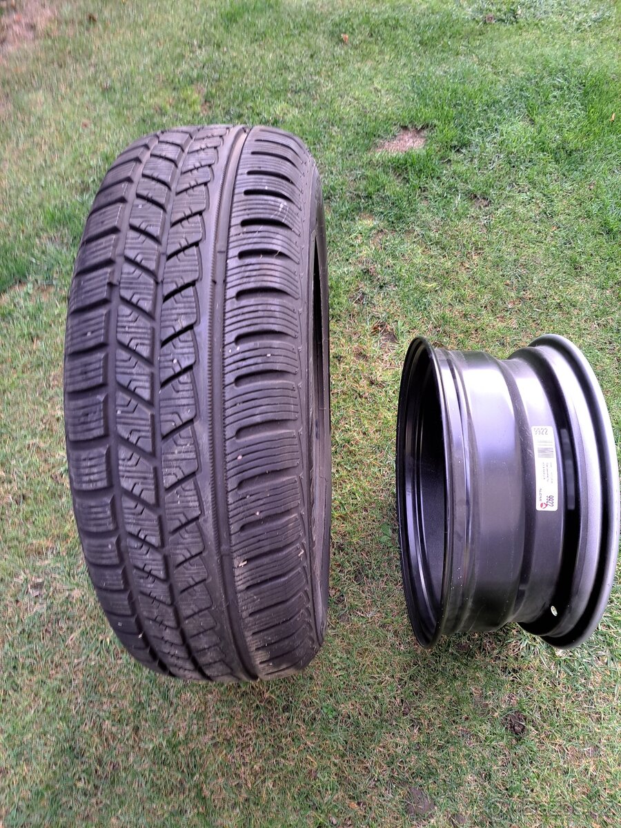 ocelový disk+zimní pneu