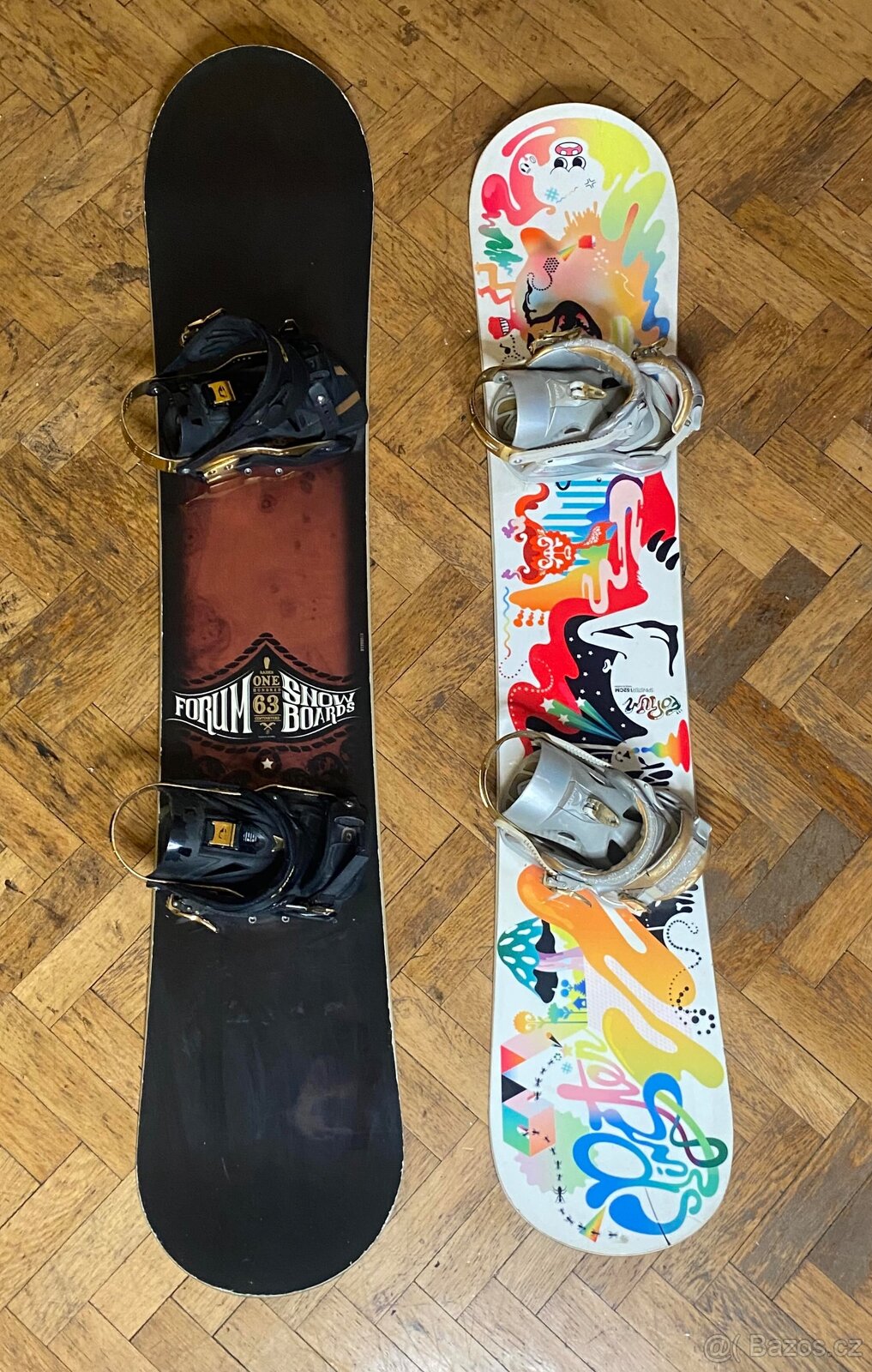 Snowboard pánský Forum Raider + dámský Forum Spinster