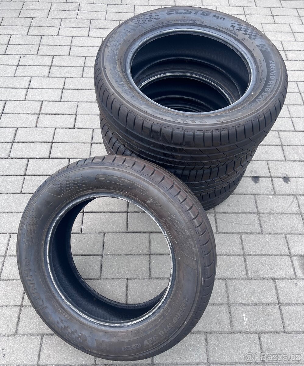 205/60 R16 - 4x letní Kumho NOVÉ