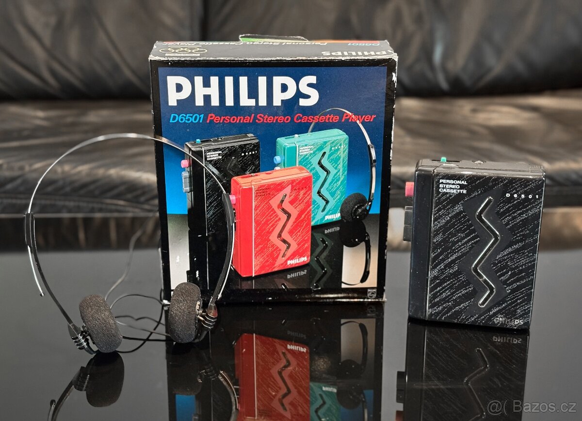 Philips d6501 - Walkman s orig. Sluchátky