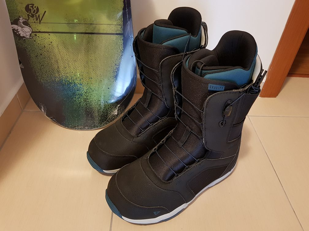 Snowboard boty - Gravity Recon Fast Lace black