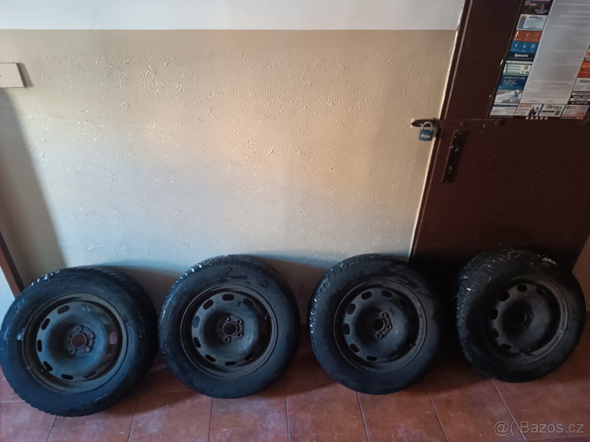 zimní pneu + plech barum polaris 3 195/65 R15