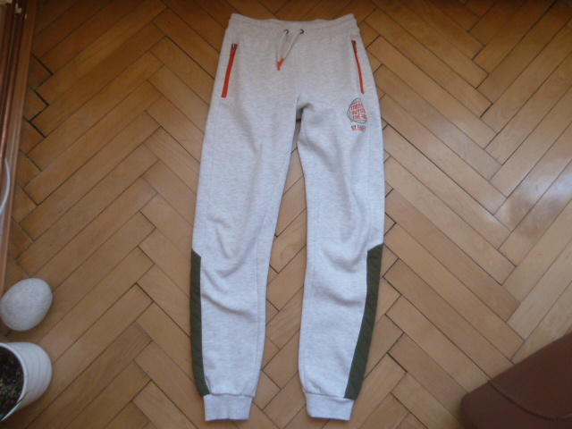 Tepláky šedé Primark, vel. 164