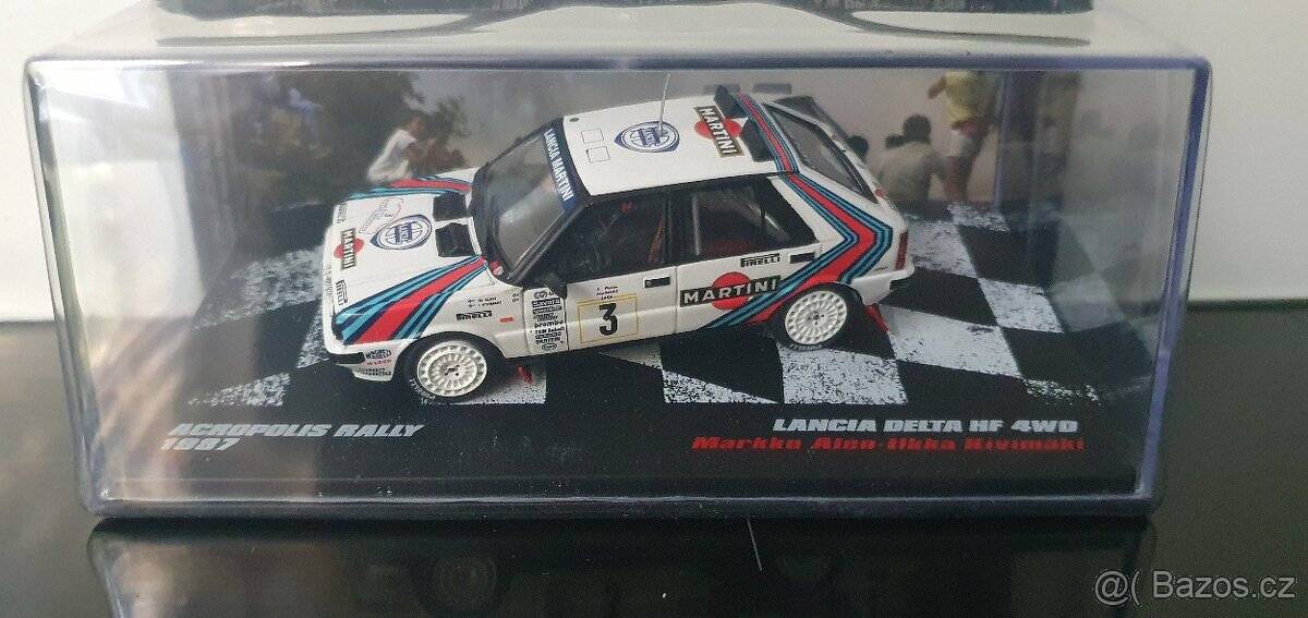 PRODÁM - Lancia Delta HF 4WD Rally Acropolis 1987 1:43 DeA