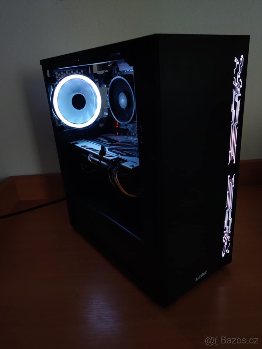 Herní PC - Ryzen 5 5500/GPU 8GB/ 16GB DDR4 / 2x SSD / W11