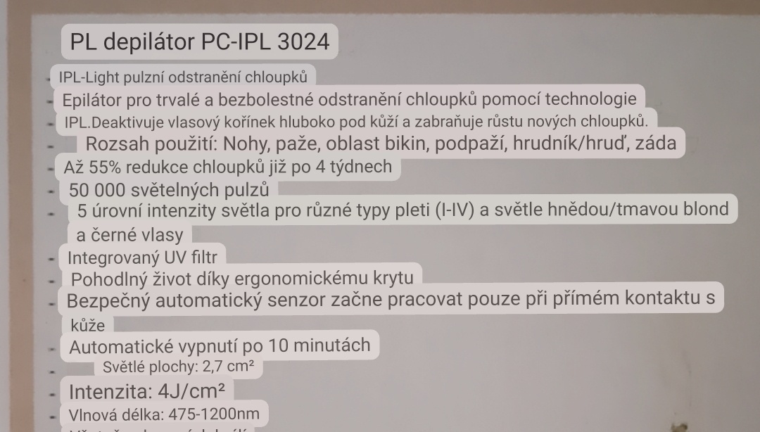 Pulzní epilátor