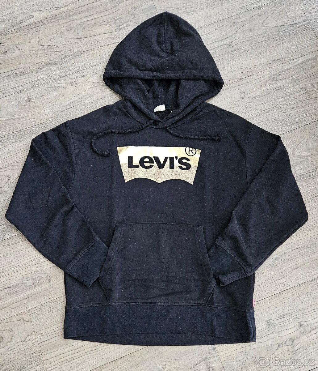 Mikina s klokaní kapsou a kapucí Levi´s S / 36 / 8