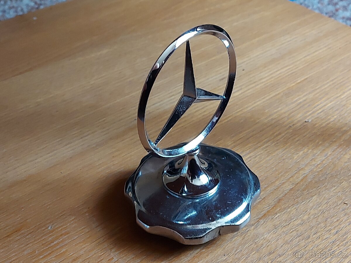 Chromová hvězda na vozidla Mercedes-Benz 20.-50.léta