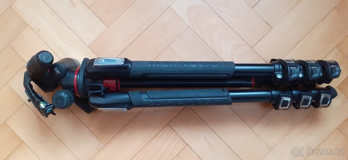 profi Stativ Manfrotto, plus hlava, pouzdro BRNO